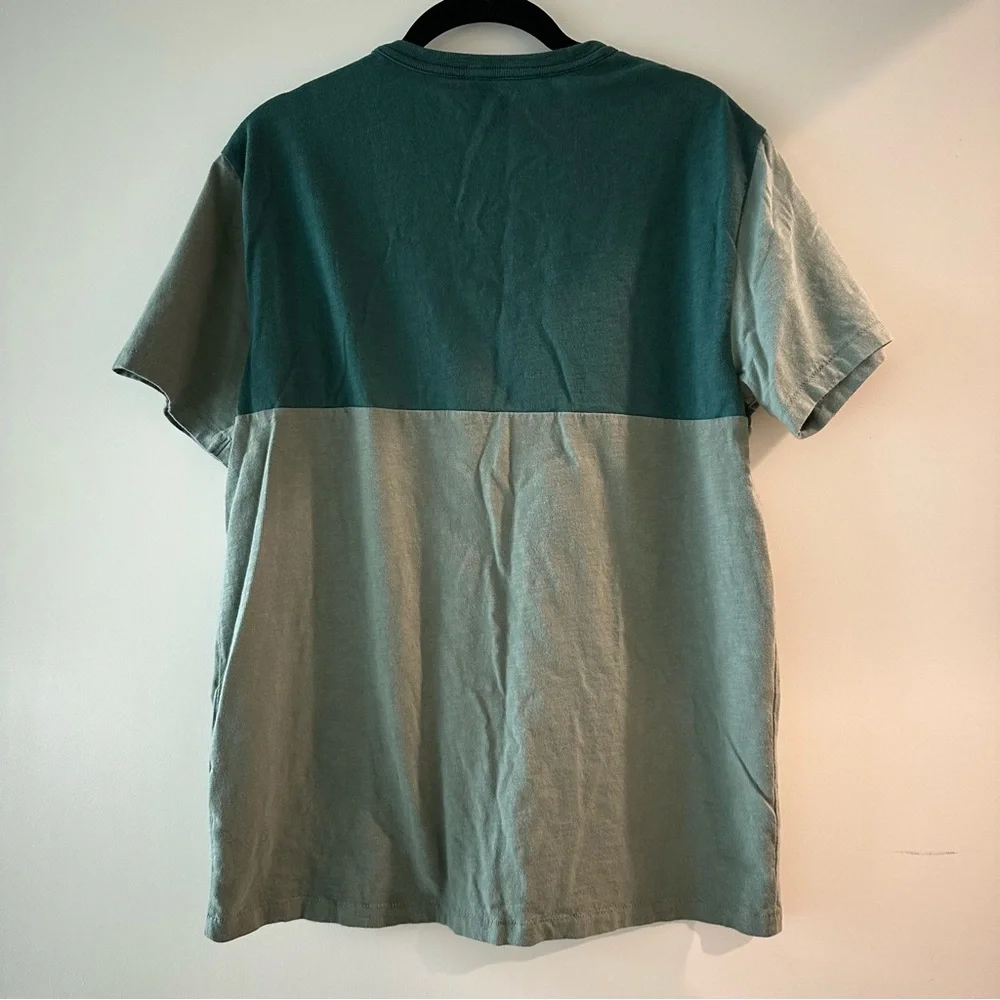 J.crew Men Slub cotton pocket T-shirt in colorblock | Size M